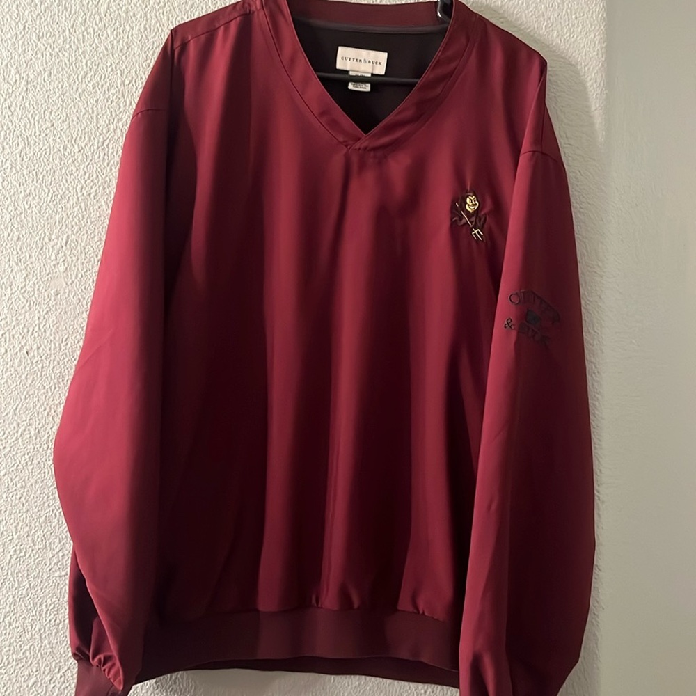 vintage Red Arizona Sun Devils windbreaker